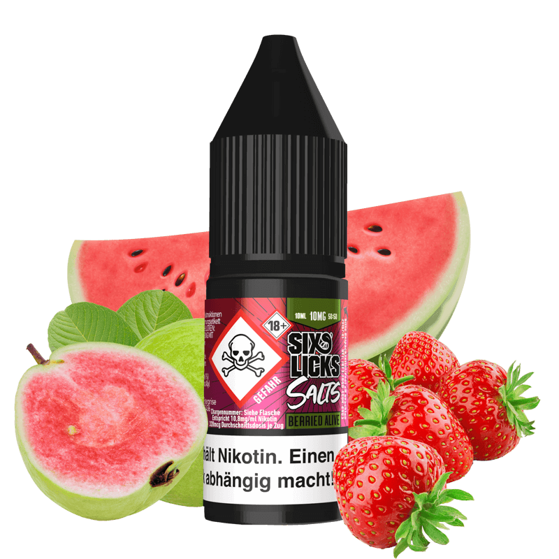 Six Licks E-Liquid - Berried Alive - 10 ml Nikotinsalz